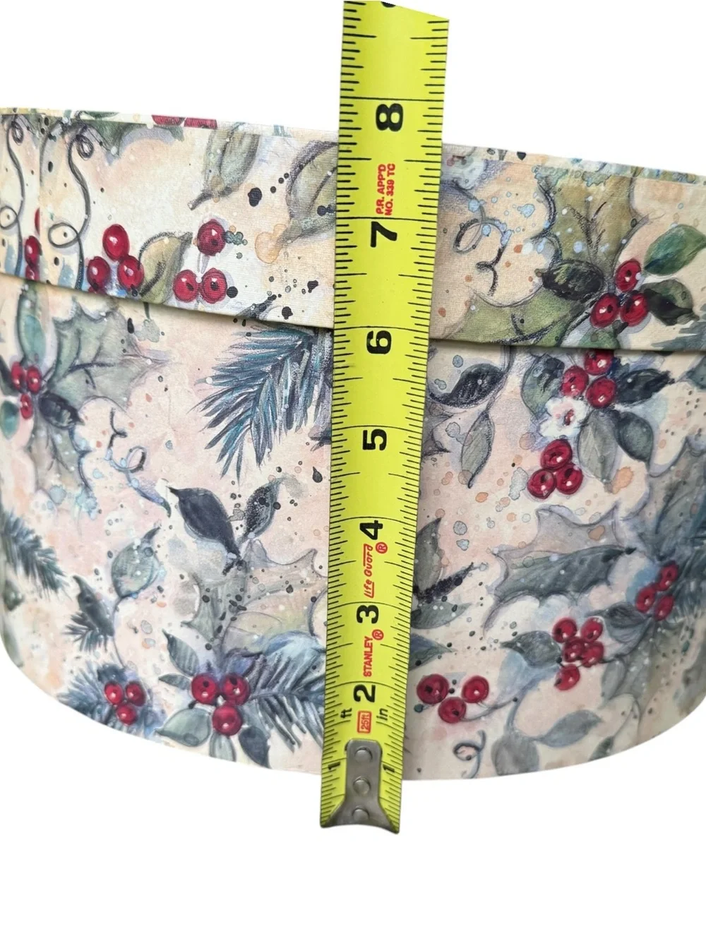 Susan Winget Holiday Bounty Christmas Oval Storage Box